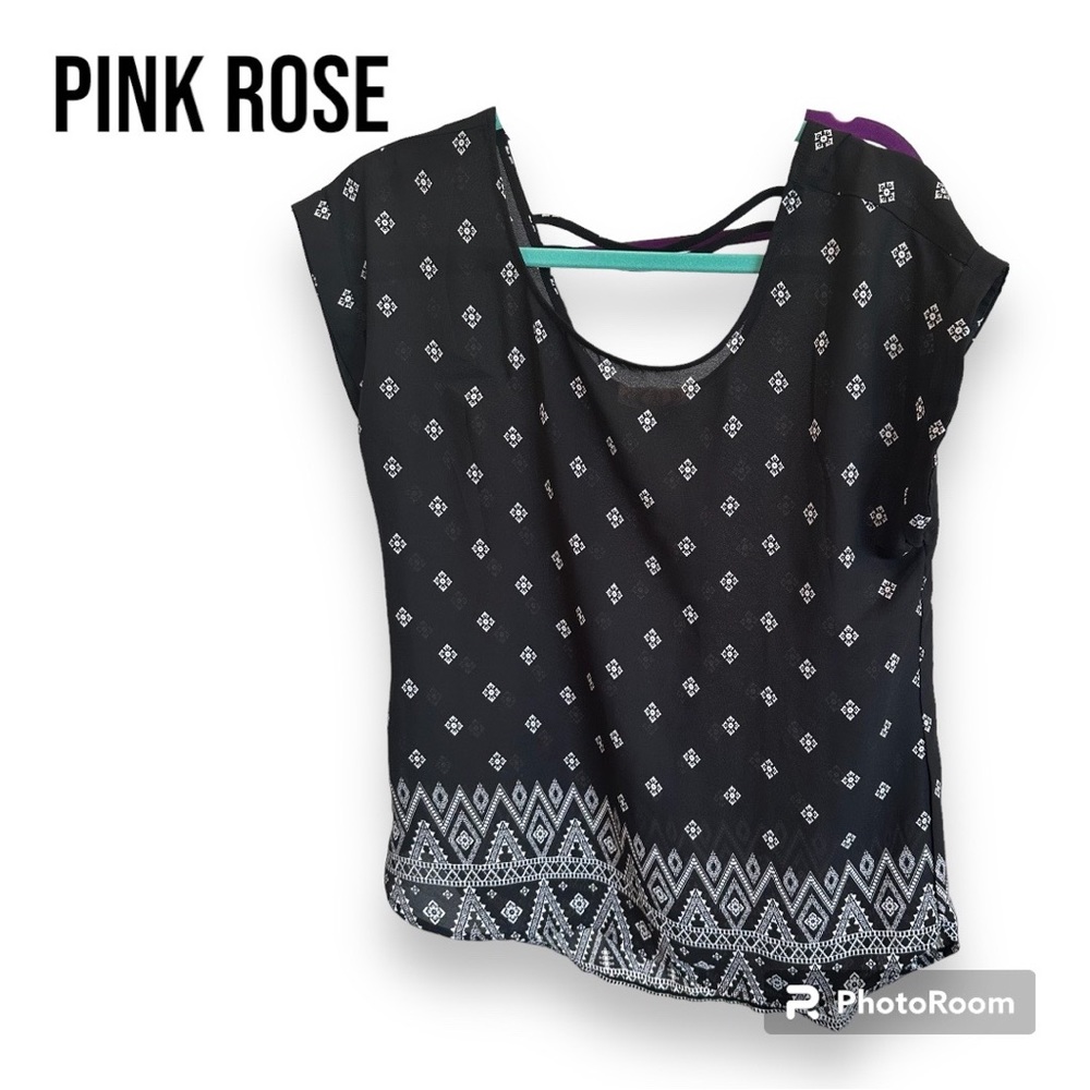 ⭐️Pink Rose | EUC blouse - Picture 1 of 5